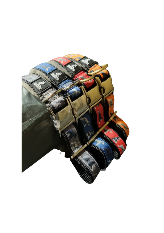 Schnauzer Pattern Click Collar - Adjustable size 26 - 43cm image 0